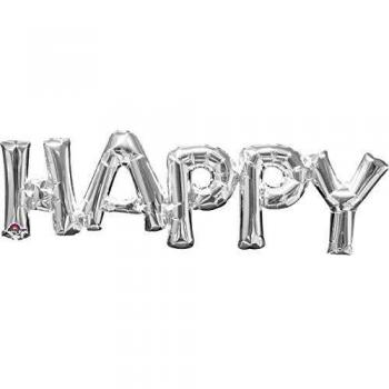 amscan 3310001 - Globo de Papel de Aluminio Happy