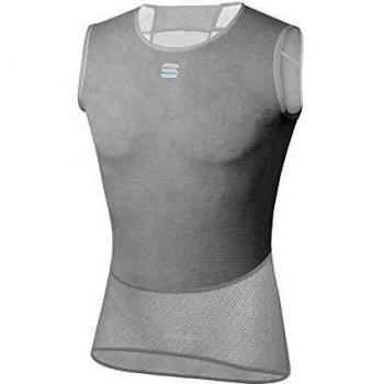 Camiseta Interior Sin Mangas Sportful Pro Blanca y Gris - Talla S