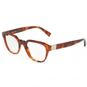 Dolce & Gabbana 0Dg3277, Monturas de Gafas para Hombre, Dark Havana/Amber Havana, 53