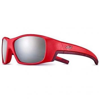 Julbo J5262313 - Gafas de sol para bebé, unisex, color rojo y negro translúcido, 6-10 años
