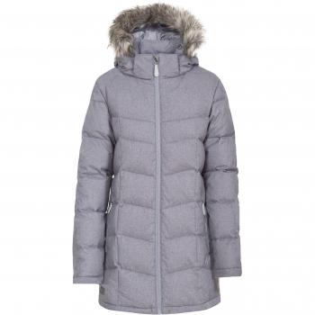 Trespass Reeva Abrigo plumífero para Mujer, Mujer, Color Gris Claro, tamaño Medium