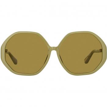 Linda Farrow PALOMA LFL1415 C7 Women’s Sunglasses Green Size 61