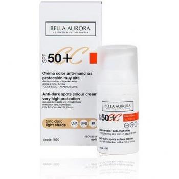 Bella Aurora CC Cream Anti-manchas SPF50+ Tono Claro 30ml