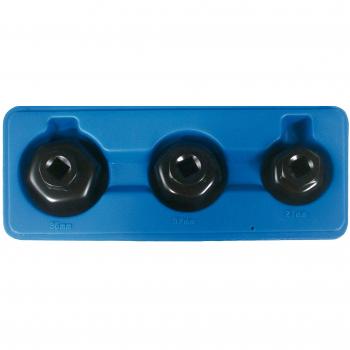BGS 1037 | Juego de cazoletas para filtros de aceite | Ø 27 / 32 / 36 mm | 3 piezas