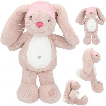 Peluche conejito Nelly Princess Mimi con Vientre Blanco y Pelo Suave en Color Rosa