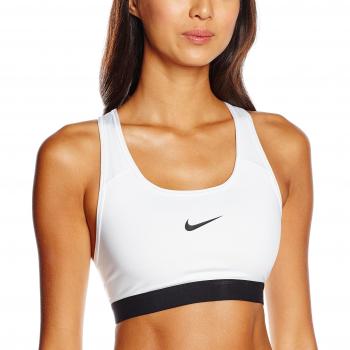 Nike New NP Classic Sujetador Deportivo, Mujer, Blanco