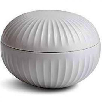 HAK Kähler Hammershoi Hammershøi-Bombonera, diseño de corazón, cerámica, Blanco, 11,5 cm