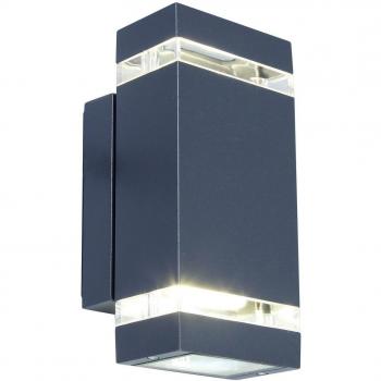 Aplique de exterior LED Focus cuadrado 2 luces IP44