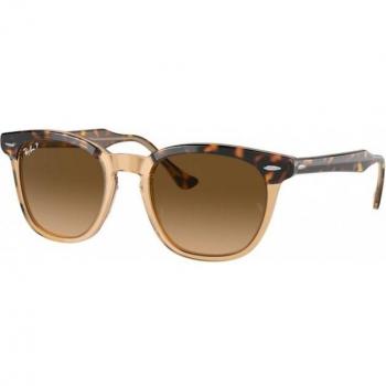 Ray-Ban Hawkeye RB2298 1292M2 Polarized Sunglasses - Havana on Transparent Brown