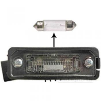 Piloto de matrícula Van Wezel 5839920 - Luz de matrícula LED, alta visibilidad y fácil instalación