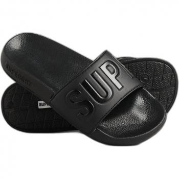 Chanclas Superdry Code Core Pool Negro Mujer - L