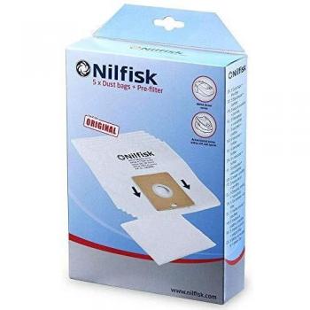 Nilfisk 30050002 Bolsas Aspirador, Blanco