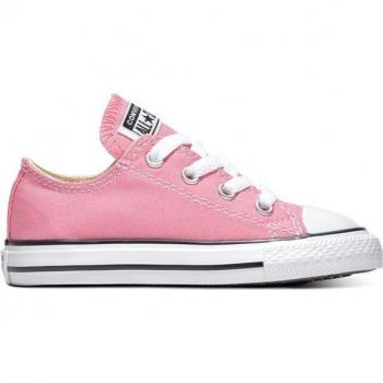 Zapatillas Chuck Taylor All Star Baja Lona Infantil - Rosa