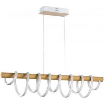 Lámpara colgante NILO Metal LED integrada en espiral 4000K