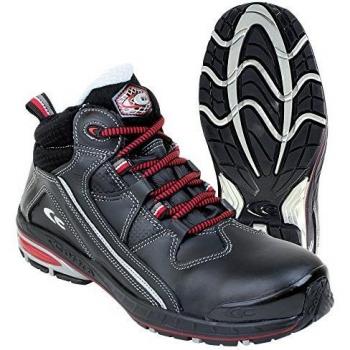 Cofra 19180-003 - Zapatos de seguridad de alto tipo de relación s3 src nueva trotar, tamaño 42, negro,