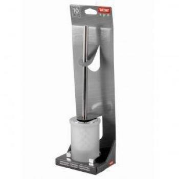 Tatay wc spa pared cepillo para inodoro zamak cromadoacero inoxidable 8x 9x 335cm