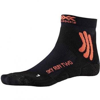 X-Bionic Sky Run Two Calcetín Térmico, Hombre, Negro, 39-41