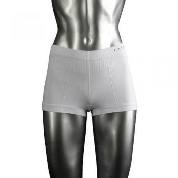 FALKE  - Pantalones interiores de esquí para mujer, tamaño L, color blanco
