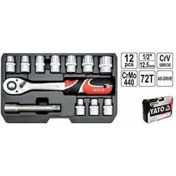 YATO YT-38671 - socket set 1/212pcs