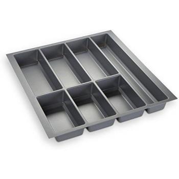 ORGA-BOX® IV UNIVERSAL Cubertero de Color Gris Argentado para Cajón de 50 cm