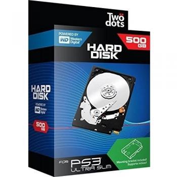 Two Dots Hdd 500GB Con Supporto PS3 [Importación Italiana]