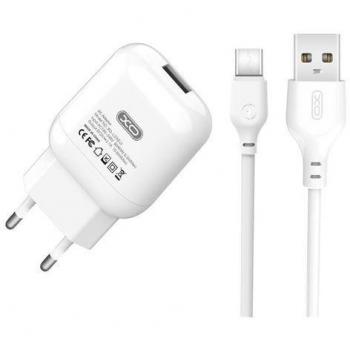 XO L37 Pack Cargador de Pared con Cable USB-C Blanco