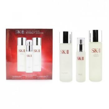 SK-II Pitera Deluxe Hydrating Facial Treatment Set - 3 Pieces (Essence, Emulsion, Clear Lotion)