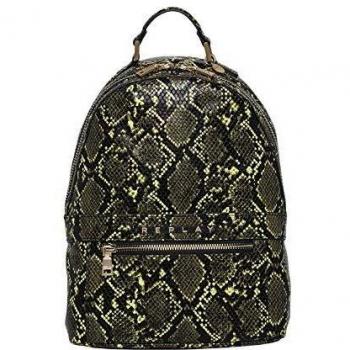 Replay Shiny Printed Snake Backpack Women's Green
