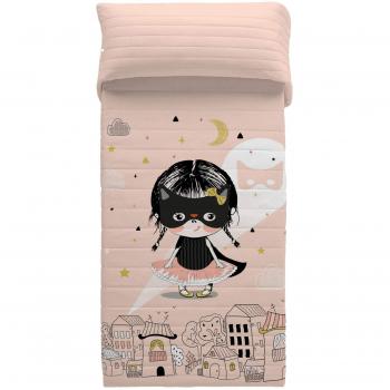 NATURALS Colcha bouti Lady Cat Cama 90 cm