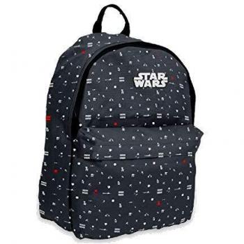 Otros Fabricantes LANNOO - Mochila Escolar Star Wars Logo Blanco