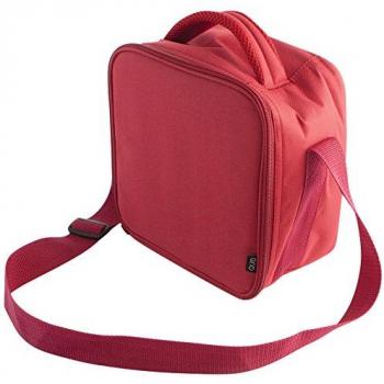 Bolsa isotérmica Quid Go Lunch con 2 recipientes herméticos rojo