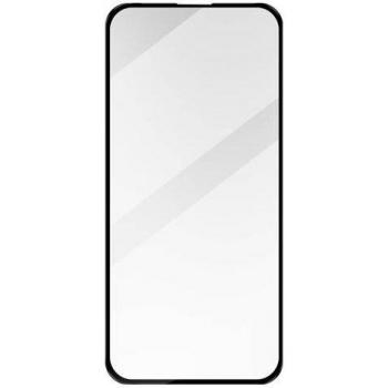 Cristal Templado 9H para iPhone 15 Plus y 15 Pro Max con Bordo Negro y Adhesivo Smussato
