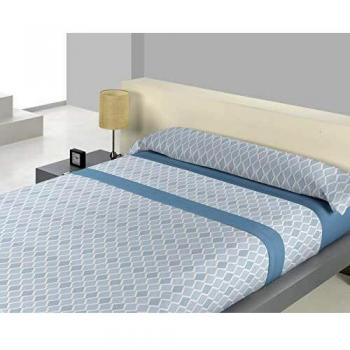 GURUGU - Juego sábanas térmicas Sasha. Cama 150 cm. Azul