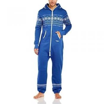 Una pieza para adultos traje Lusekofte Varios colores Royalblue/White Talla:extra-large