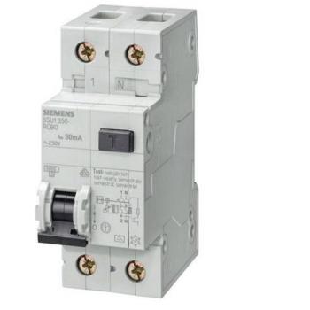 Interruptor diferencial automático Siemens 32A 1P+N 30mA tipo A montado en carril DIN 5SU13567KK32