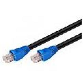Cable de red Microconnect Cat6 U/UTP Negro 20m
