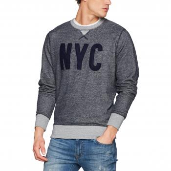 Tommy Hilfiger Pieter C-NK L/S VF, Camisa Manga Larga para Hombre, Azul