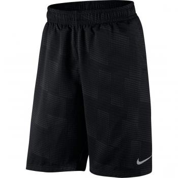Nike AV15 FLOW SHORT-26CM - Pantalón corto para hombre, color negro / plateado, talla L
