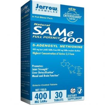 Jarrow Formulas SAMe 400mg - 30 Tablets (S-Adenosyl Methionine Supplement)