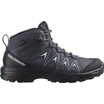 Bota de Montaña para Mujer Salomon Braxe Mid GTX Negro - Resistente al Agua y Transpirable