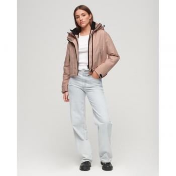 Chaqueta de mujer Superdry Windcheater en color rosa