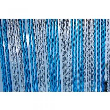 Cortina de puerta de PVC azul Rimini 100x230 cm