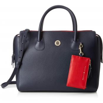 Tommy Hilfiger - Charming Satchel, Bolsos bandolera Mujer, Azul