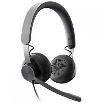 Logitech Zone Wired UC - Negro