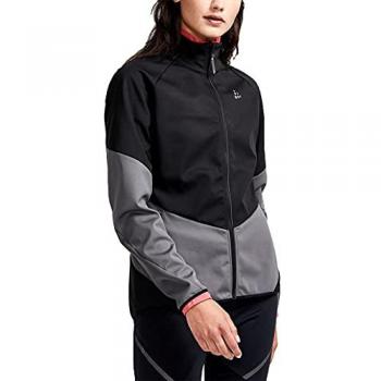 Craft Glide Women's Softshell Jacket Black/Gray - M