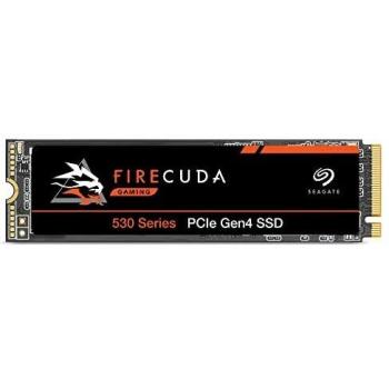 Seagate FireCuda 530 NVMe SSD, 2 TB, Unidad De Estado Sólido Interna, M.2 PCIe Gen4 ×4 NVMe 1.4, 7300 MB/s, 3D TLC NAND, 2550 TBW, 1,8 M horas MTBF y 3 años de servicios Rescue