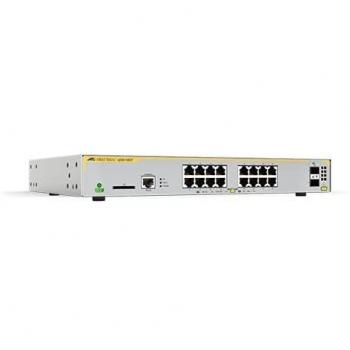 Allied Telesis AT-x230-18GT-50 | 16 x 10/100/1000T PoE, 2 x 100/1000X SFP, Single Fixed PSU