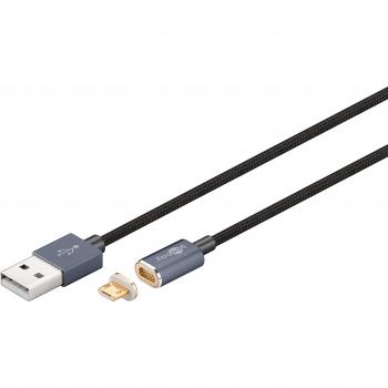 goobay 72750 - Cable magnético Micro USB de Carga