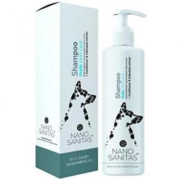 PLiN Nanotechnology Silver Line Skin Care Shampoo Ideal for Male Breeds with Short Fur or Exposed Skin