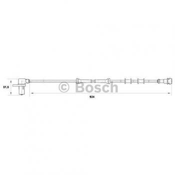 Sensor de velocidad de rueda BOSCH 0 265 006 425